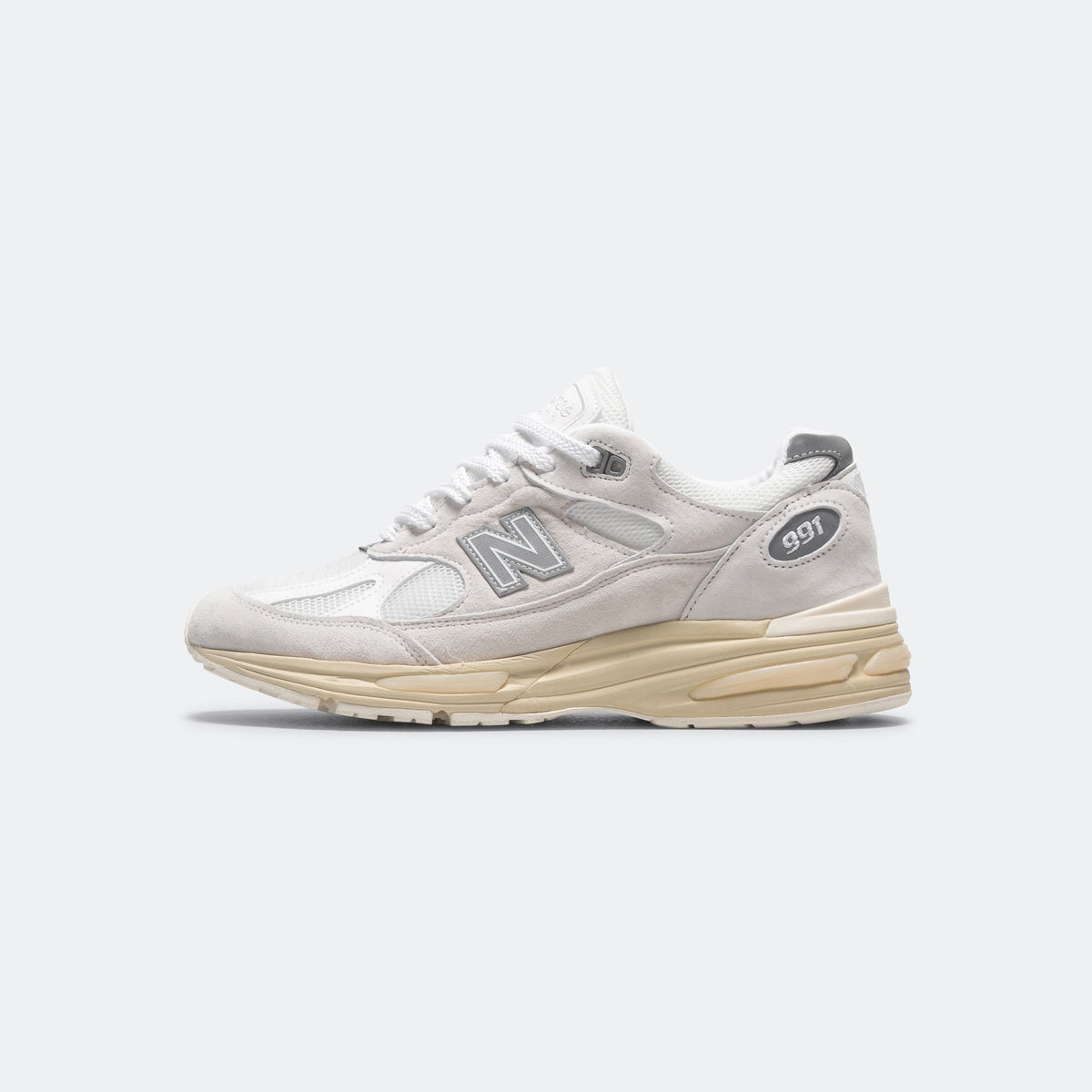 Men's 991v2 Suede & Mesh Lifestyle Sneakers - Grey - U991OW2