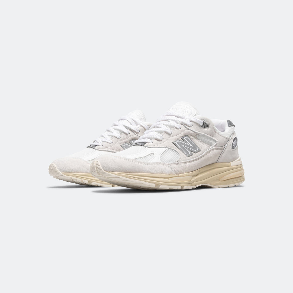 Men's 991v2 Suede & Mesh Lifestyle Sneakers - Grey - U991OW2