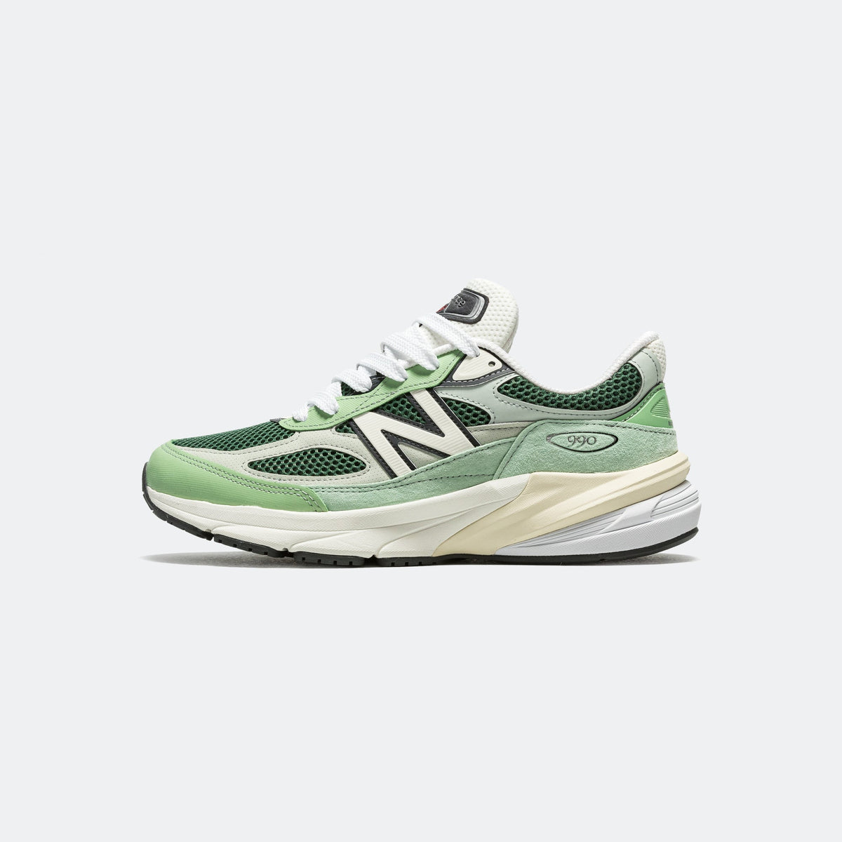 Men's 990v6 Suede & Mesh Lifestyle Sneakers - Green - U990AB6