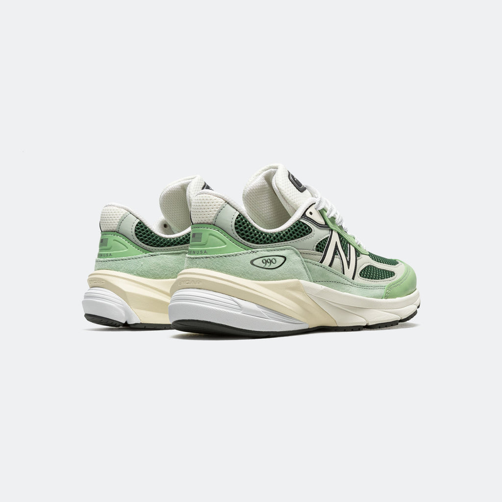 Men's 990v6 Suede & Mesh Lifestyle Sneakers - Green - U990AB6