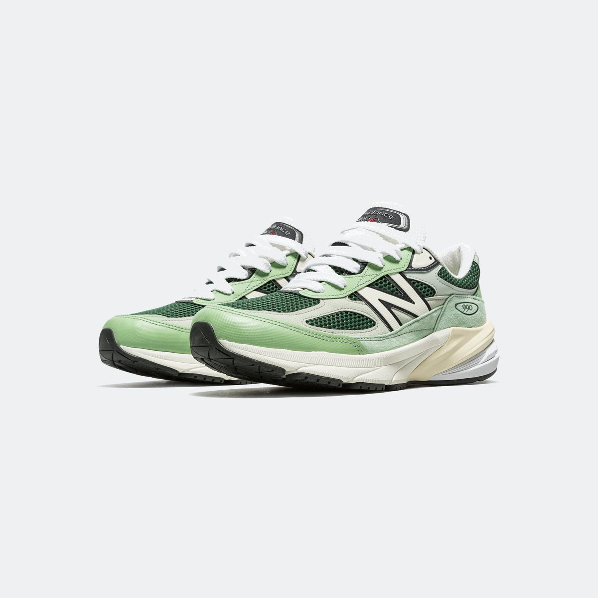 Men's 990v6 Suede & Mesh Lifestyle Sneakers - Green - U990AB6