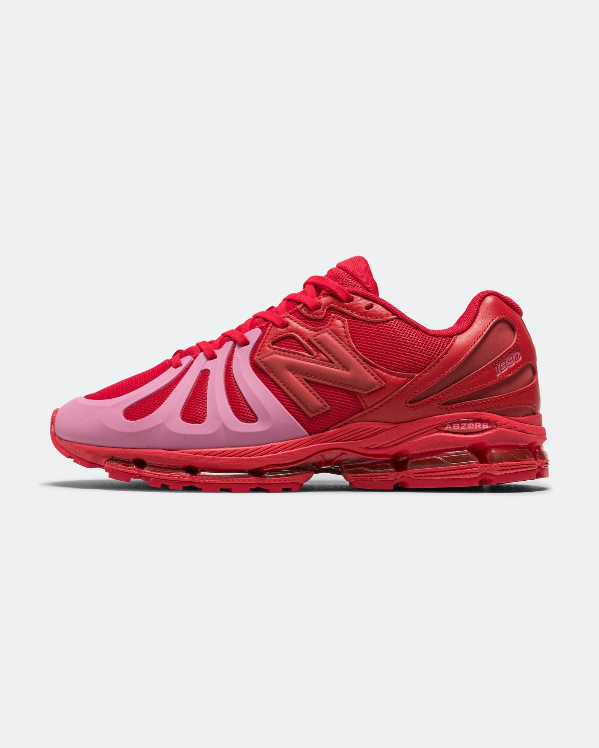 Unisex 1890 Suede & Mesh Lifestyle Sneakers - Red - U18902UH