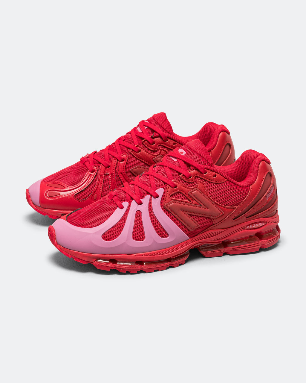 Unisex 1890 Suede & Mesh Lifestyle Sneakers - Red - U18902UH