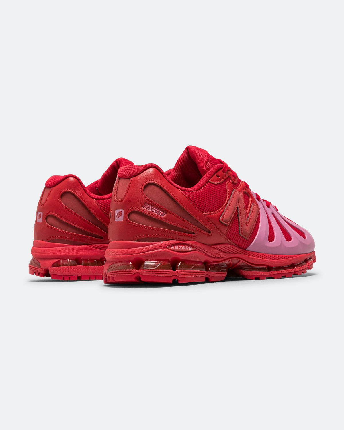 Unisex 1890 Suede & Mesh Lifestyle Sneakers - Red - U18902UH