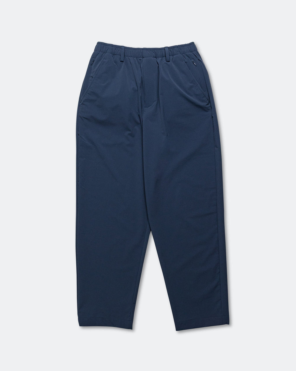 Unisex Nylon Sweatpants - Navy - Tapered Pant - Navy