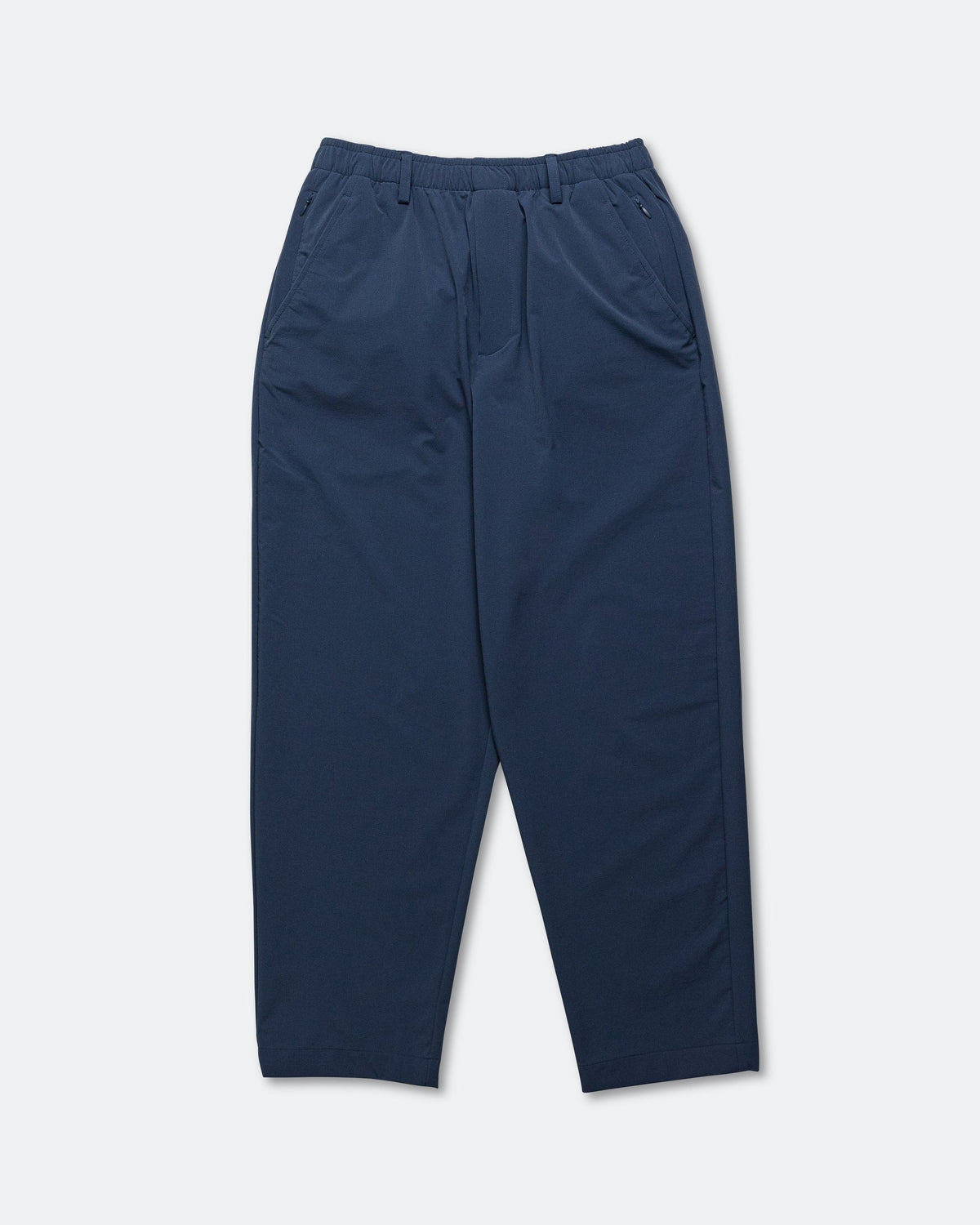 Unisex Nylon Sweatpants - Navy - Tapered Pant - Navy
