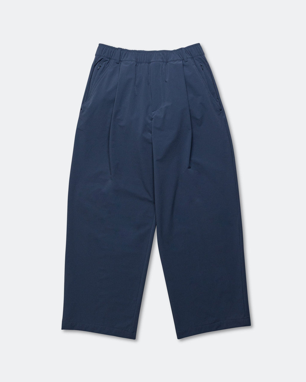 Unisex Nylon Sweatpants - Navy - Wide Pant - Navy