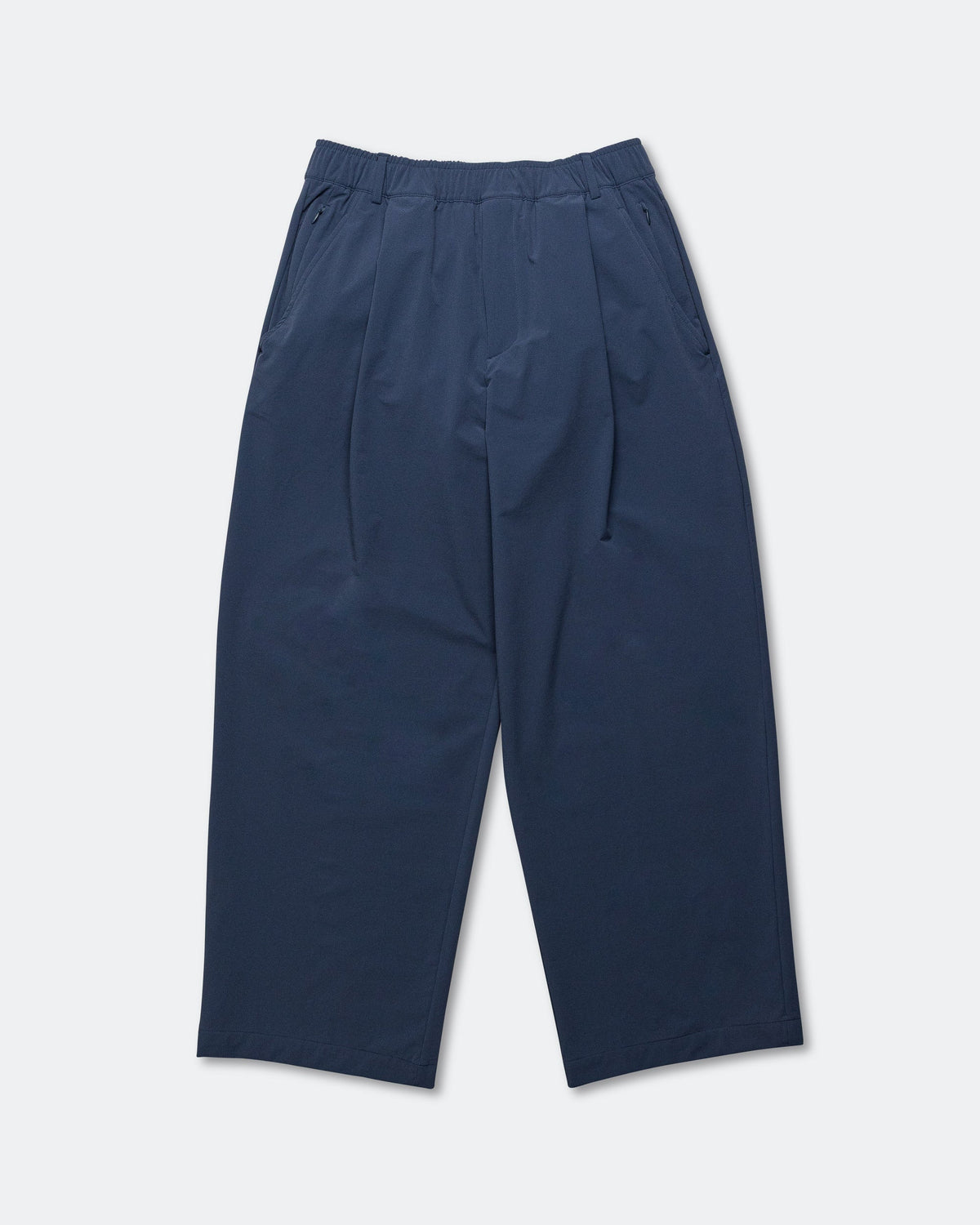 Unisex Nylon Sweatpants - Navy - Wide Pant - Navy