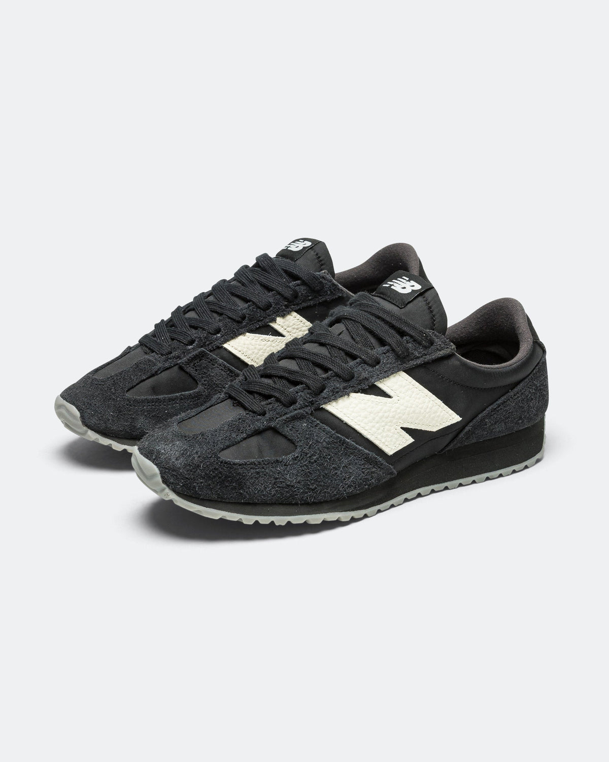 Men's 471 Suede & Mesh Lifestyle Sneakers - Black - U471JW x Junya Watanabe Man - Black