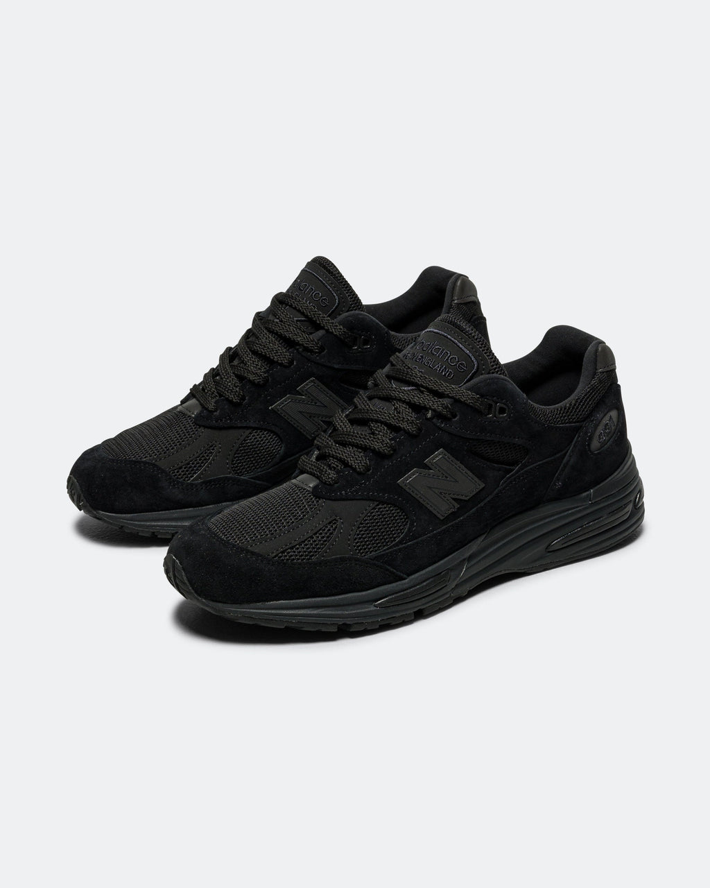 Men's 991v2 Suede & Mesh Lifestyle Sneakers - Black - U991KK2