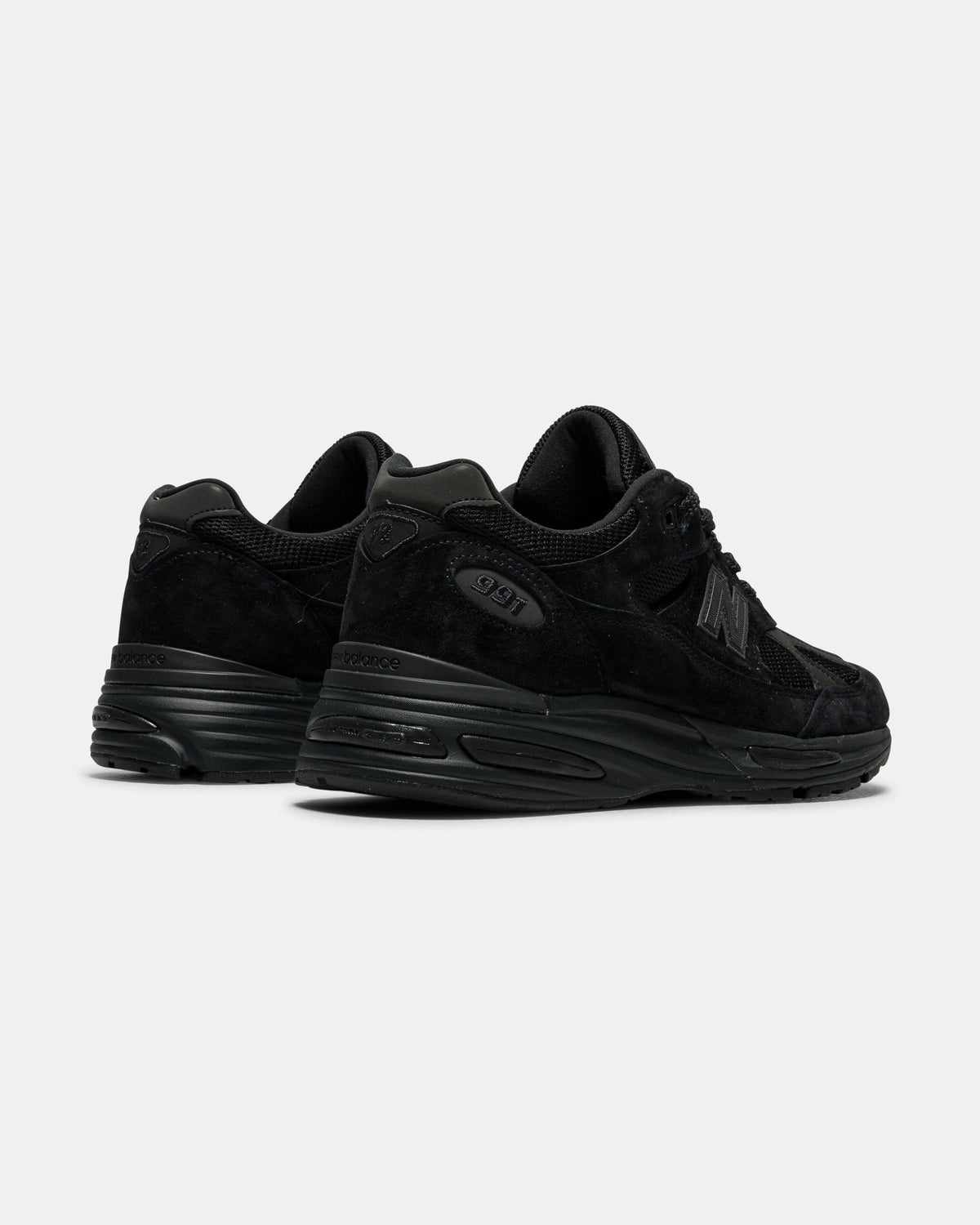 Men's 991v2 Suede & Mesh Lifestyle Sneakers - Black - U991KK2