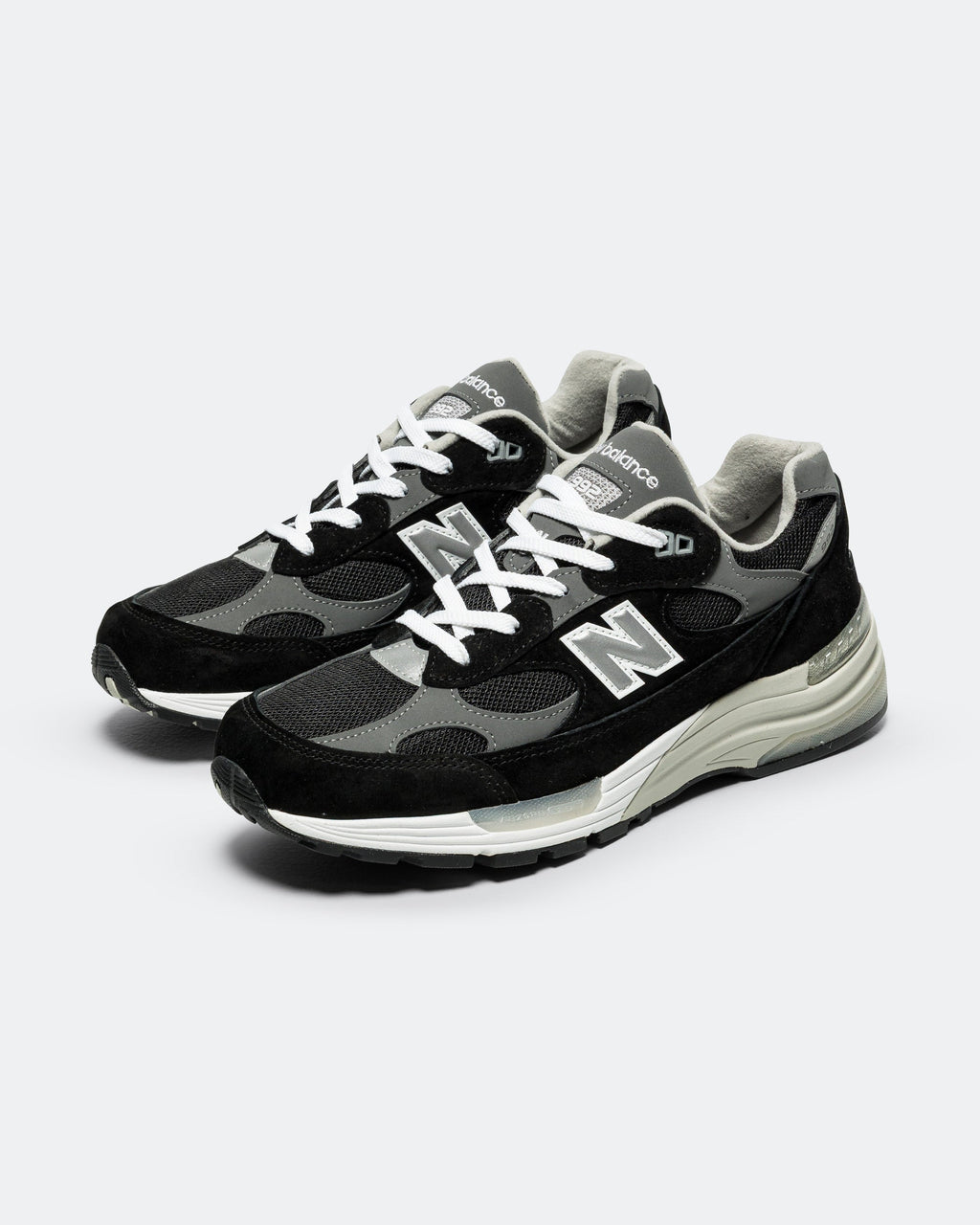 Men's 992 Suede & Mesh Lifestyle Sneakers - Black - U992BK