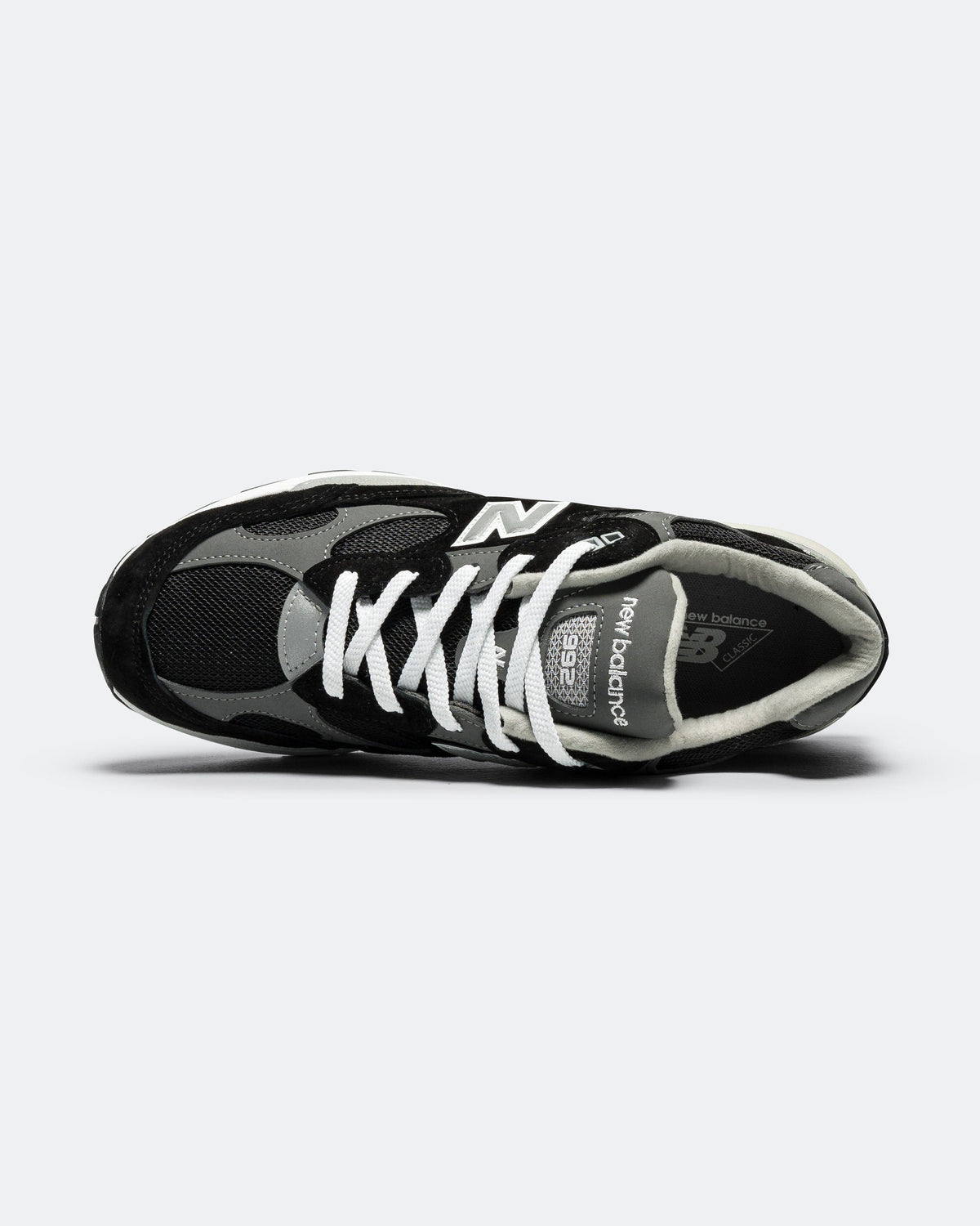 Men's 992 Suede & Mesh Lifestyle Sneakers - Black - U992BK