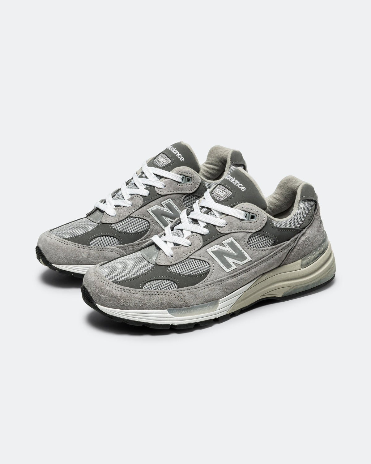 Men's 992 Suede & Mesh Lifestyle Sneakers - Grey - U992GY