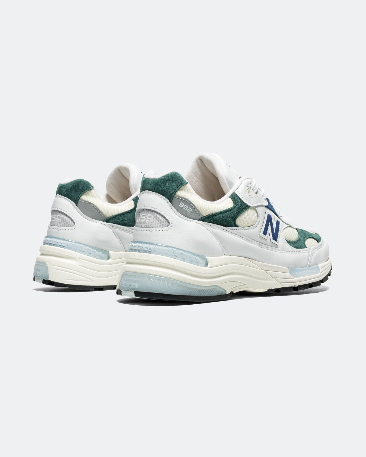 Men's 992 Suede & Mesh Lifestyle Sneakers - White - U992GB