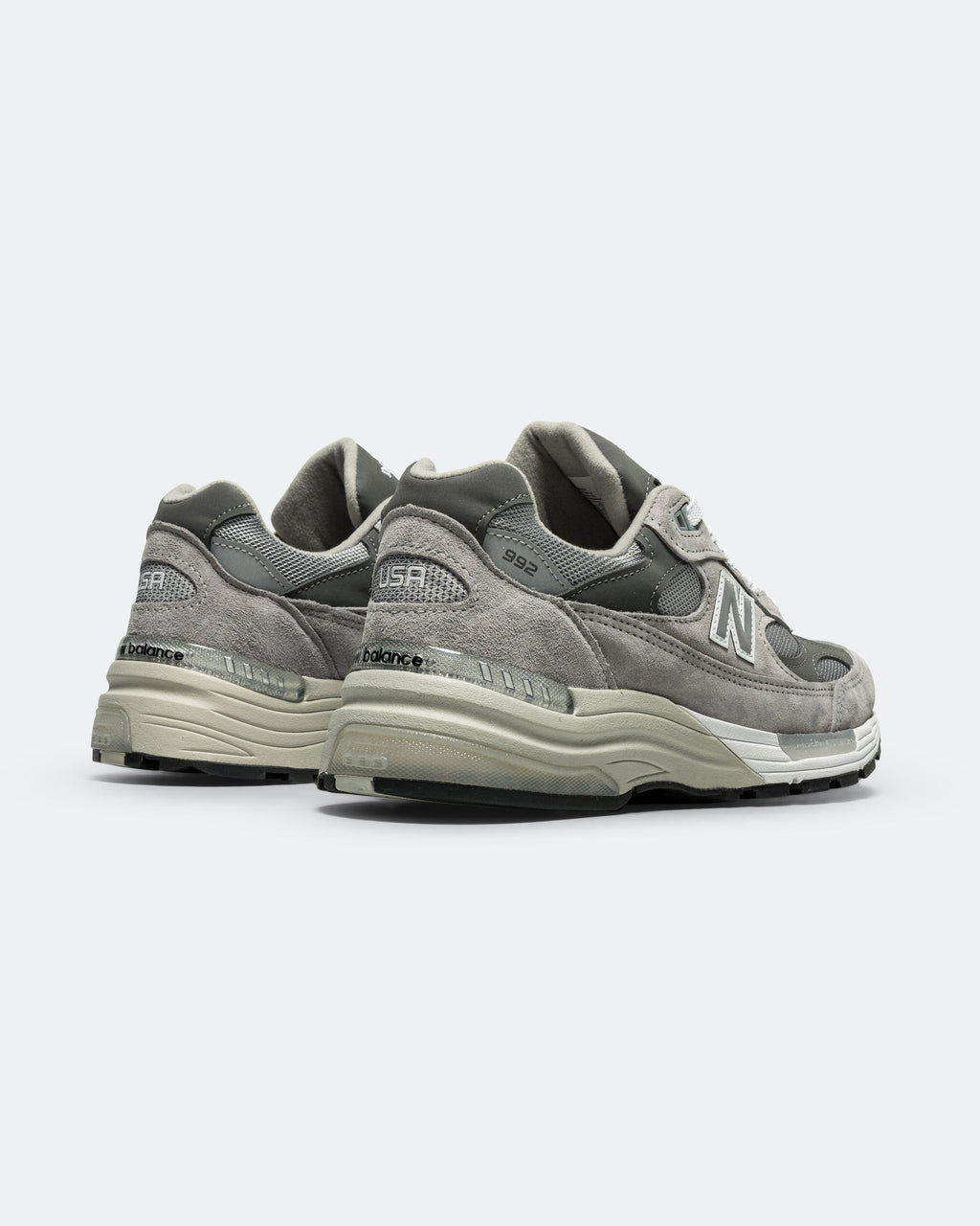 Men's 992 Suede & Mesh Lifestyle Sneakers - Grey - U992GY