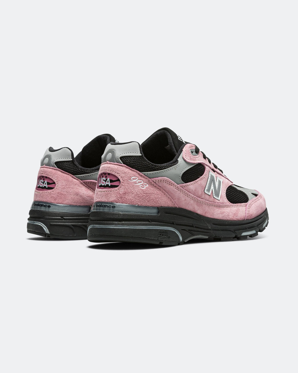 Men's 993 Suede & Mesh Lifestyle Sneakers - Pink - U993PB