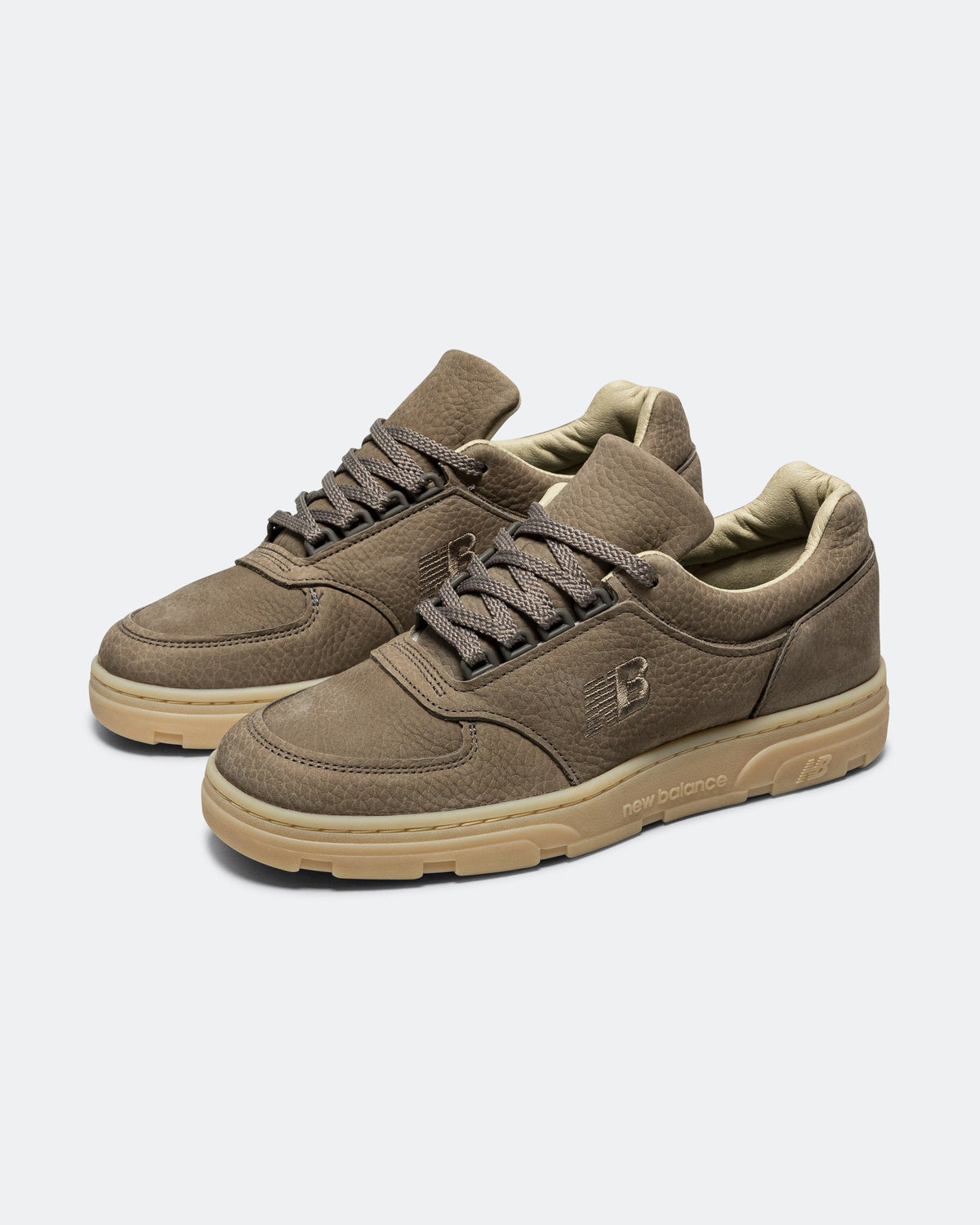 Men's Leather Lifestyle Sneakers - Grey - UADWWGS