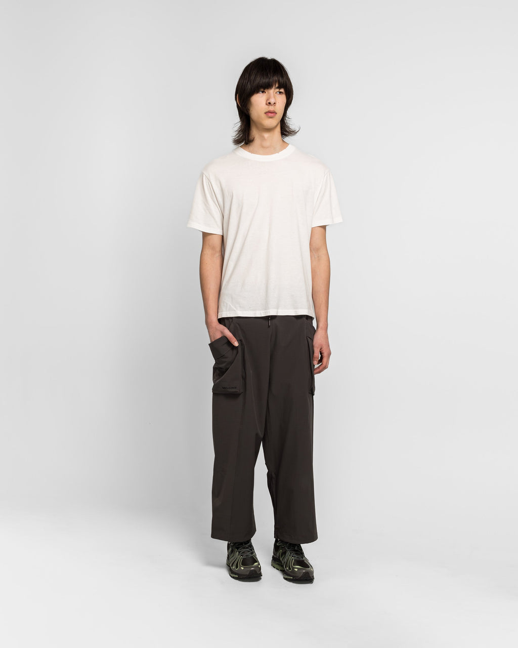 Men's Pants - Multi - Cropped Cargo Pant - Faded