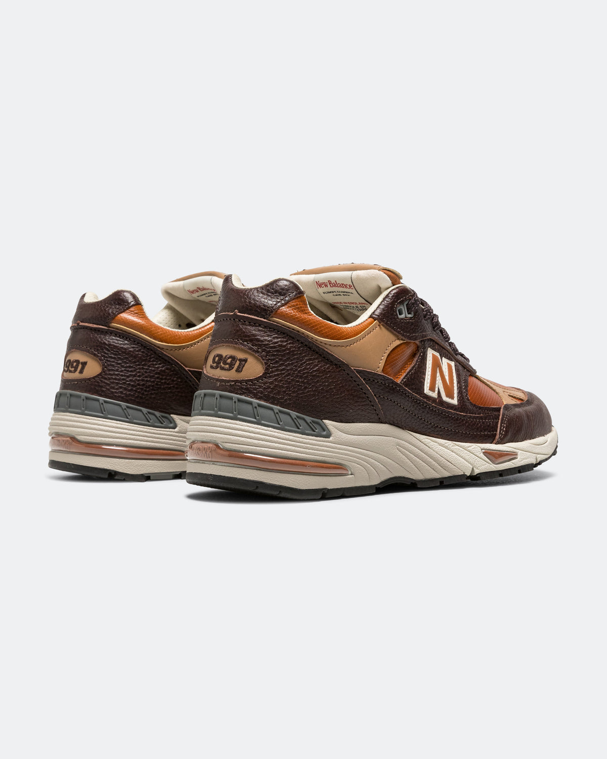 Men's 991 Suede Lifestyle Sneakers - Brown - M991LB1