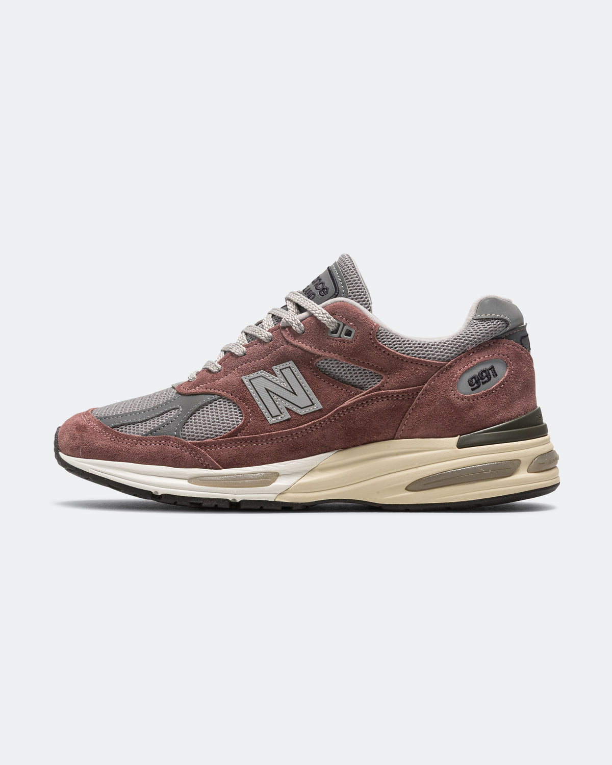 Unisex 991v2 Suede & Mesh Lifestyle Sneakers - Brown - U991MA2