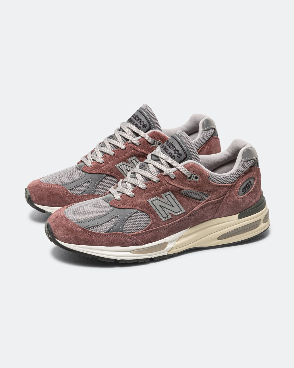 Unisex 991v2 Suede & Mesh Lifestyle Sneakers - Brown - U991MA2