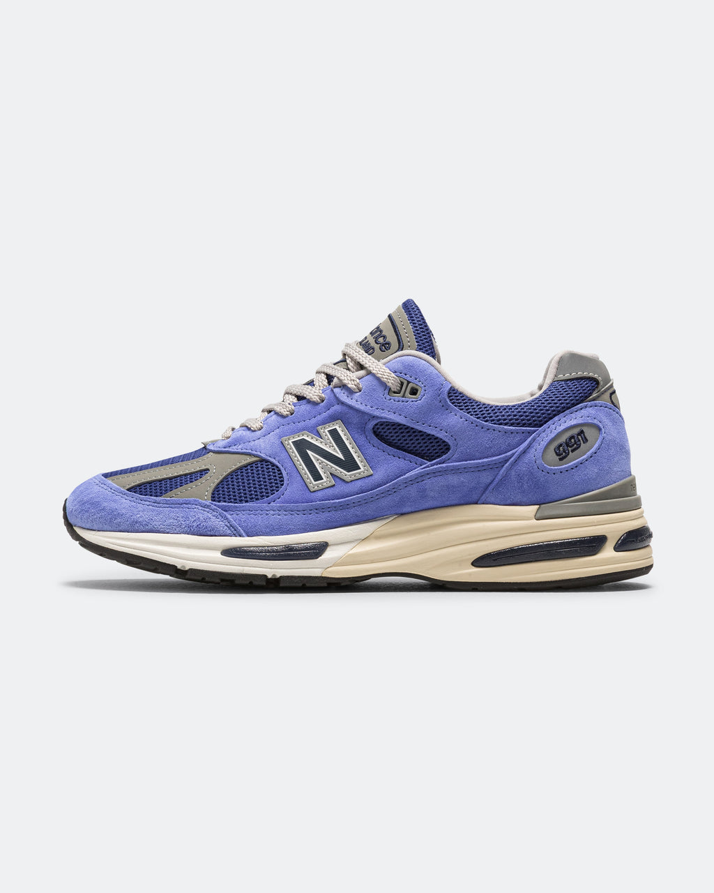 Unisex 991v2 Suede & Mesh Lifestyle Sneakers - Purple - U991WB2