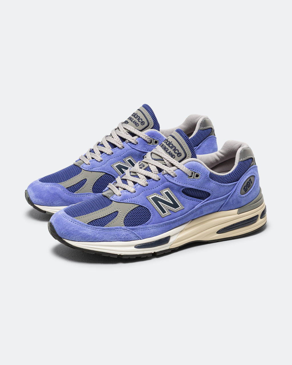 Unisex 991v2 Suede & Mesh Lifestyle Sneakers - Purple - U991WB2