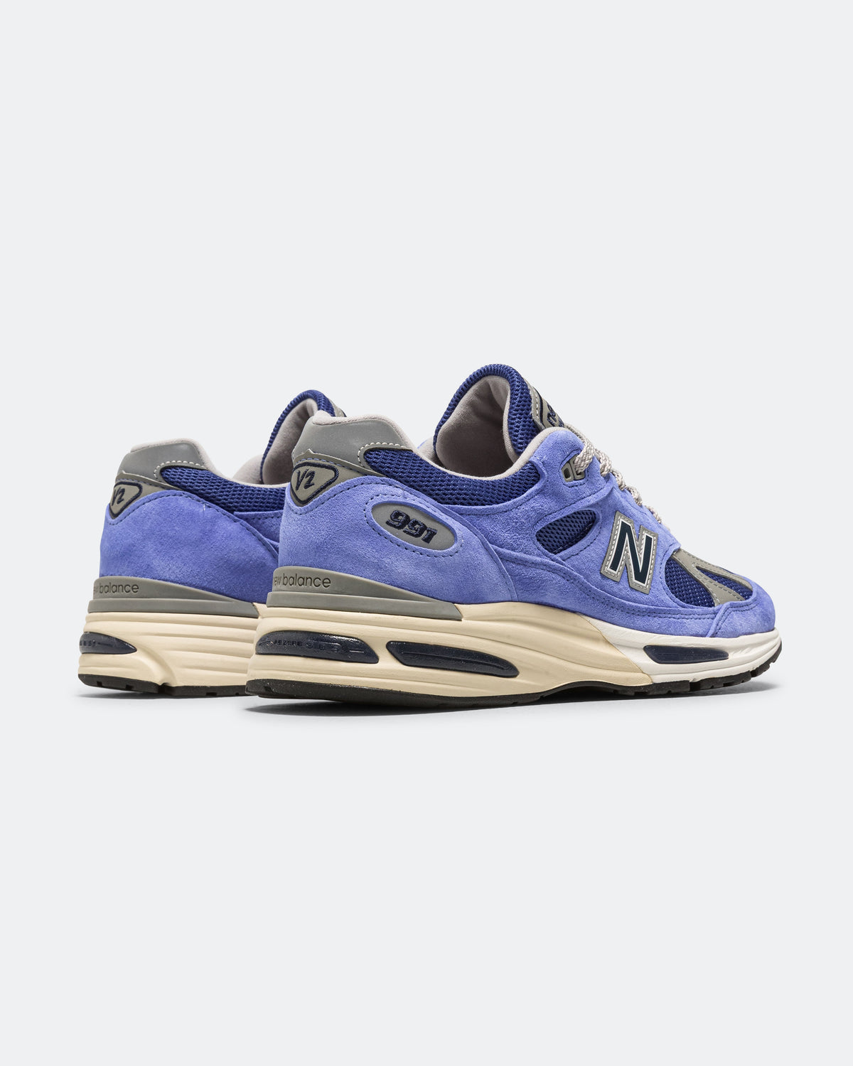 Unisex 991v2 Suede & Mesh Lifestyle Sneakers - Purple - U991WB2