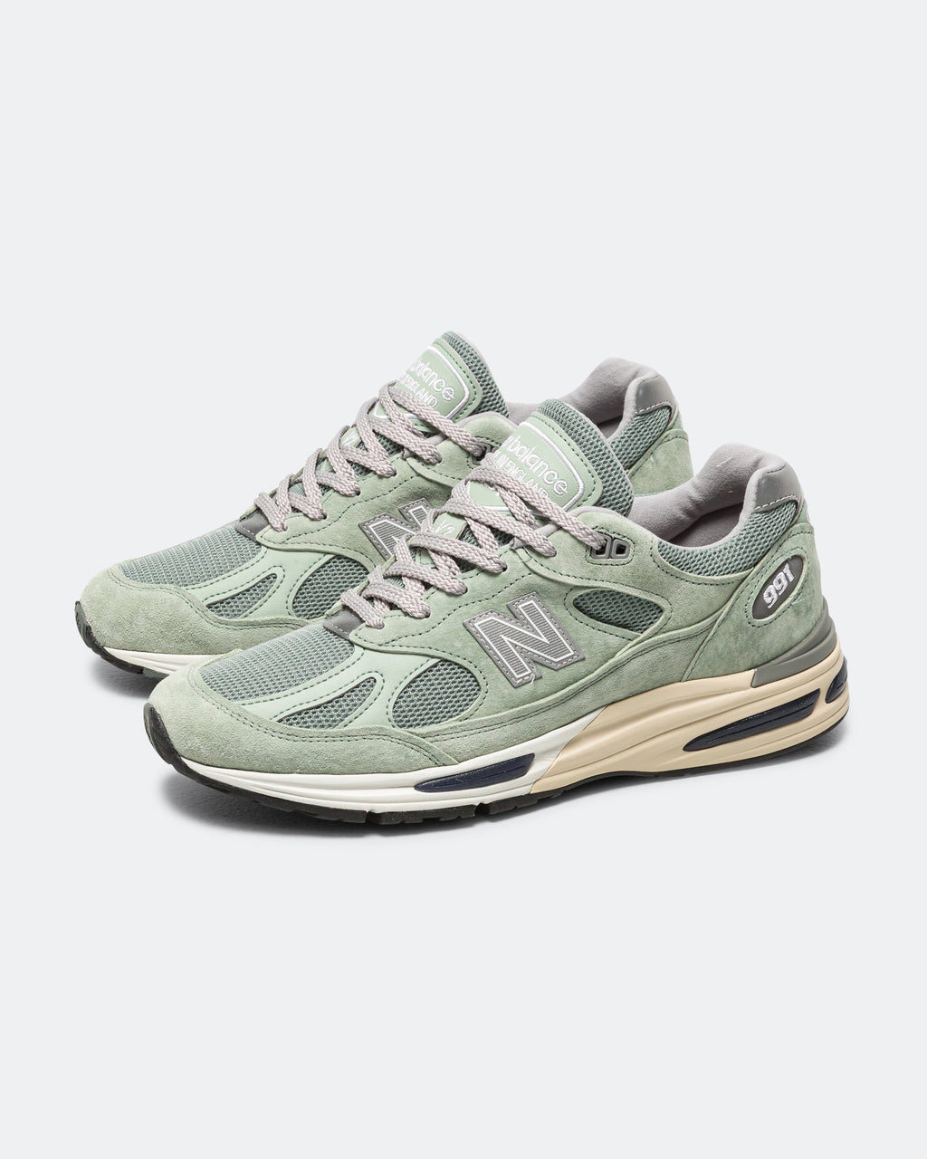 Men's 991v2 Suede & Mesh Lifestyle Sneakers - Multi - U991BB2