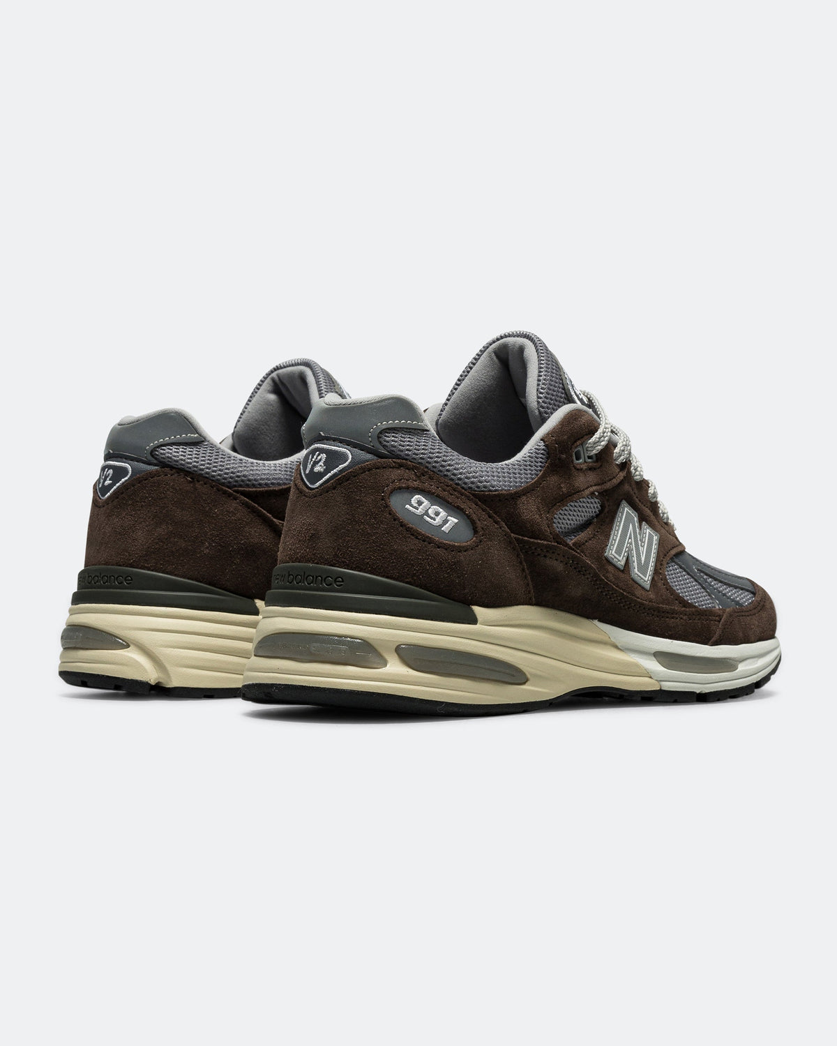 Men's 991v2 Suede & Mesh Lifestyle Sneakers - Brown - U991BG2