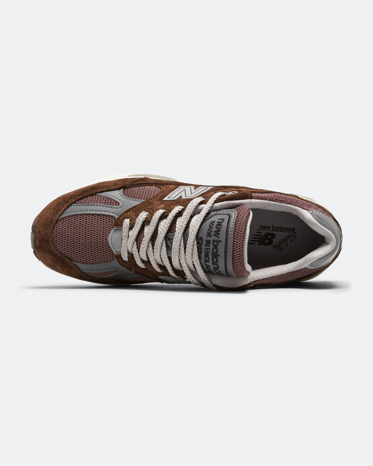 Unisex 991v2 Suede & Mesh Lifestyle Sneakers - Brown - U991BR2