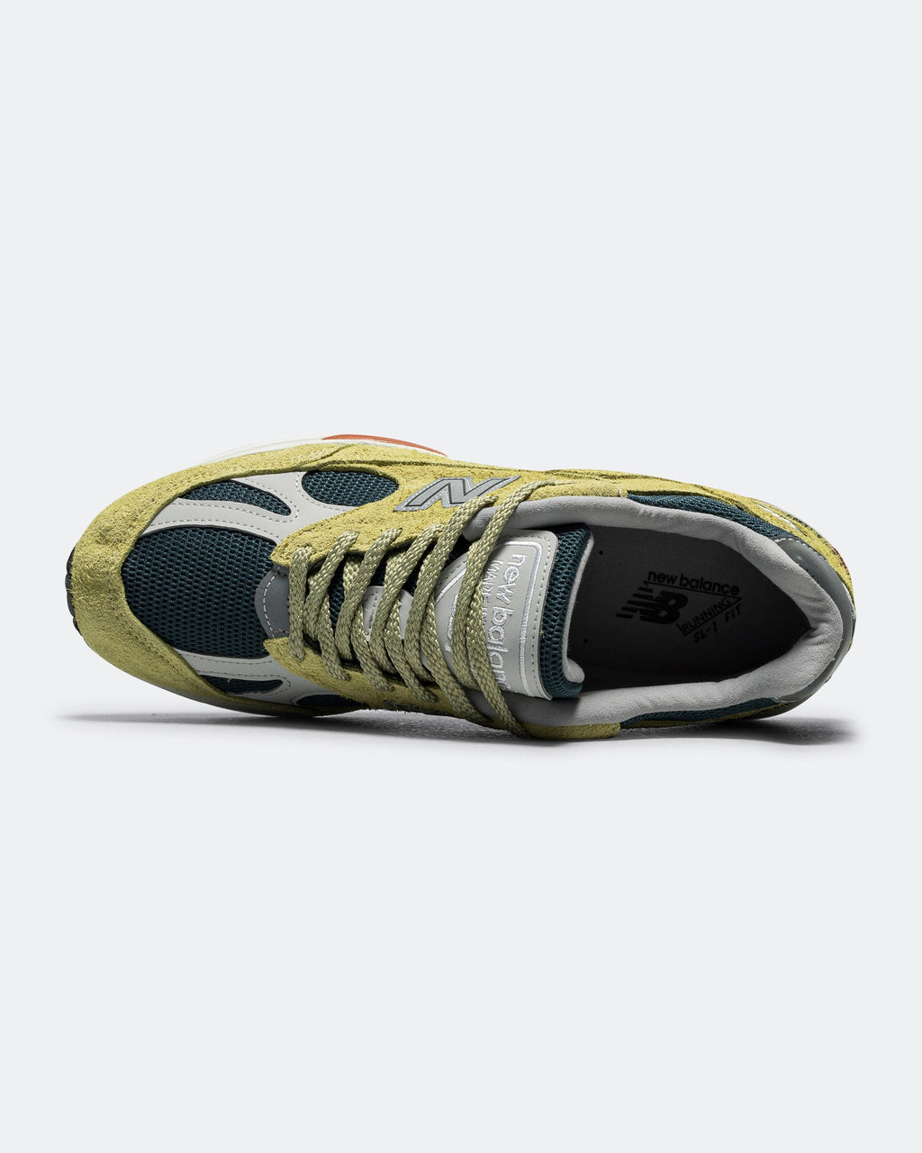 Men's 991v2 Suede & Mesh Lifestyle Sneakers - Yellow - U991GT2