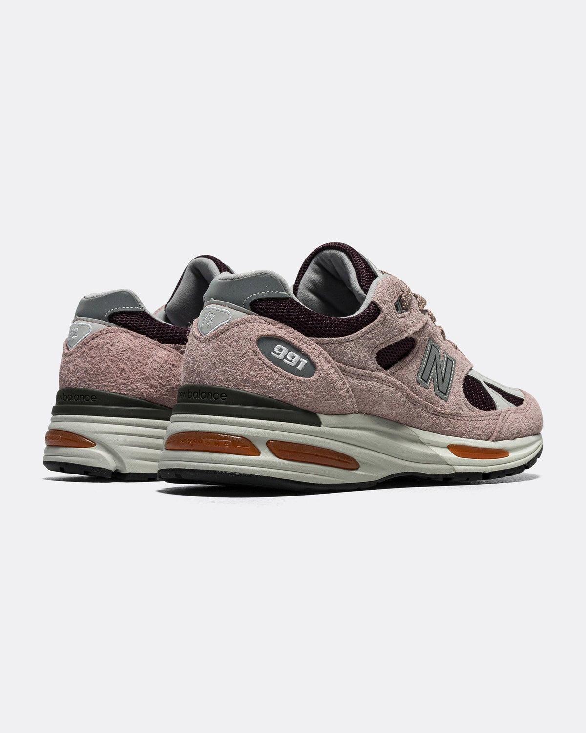 Men's 991v2 Suede & Mesh Lifestyle Sneakers - Pink - U991PR2