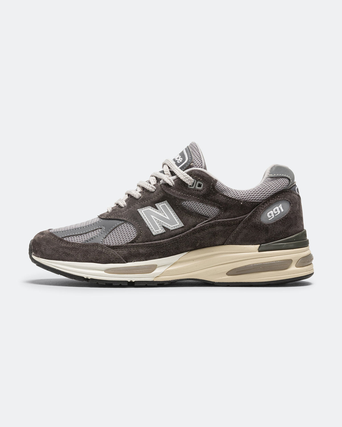 Unisex 991v2 Suede & Mesh Lifestyle Sneakers - Grey - U991RG2