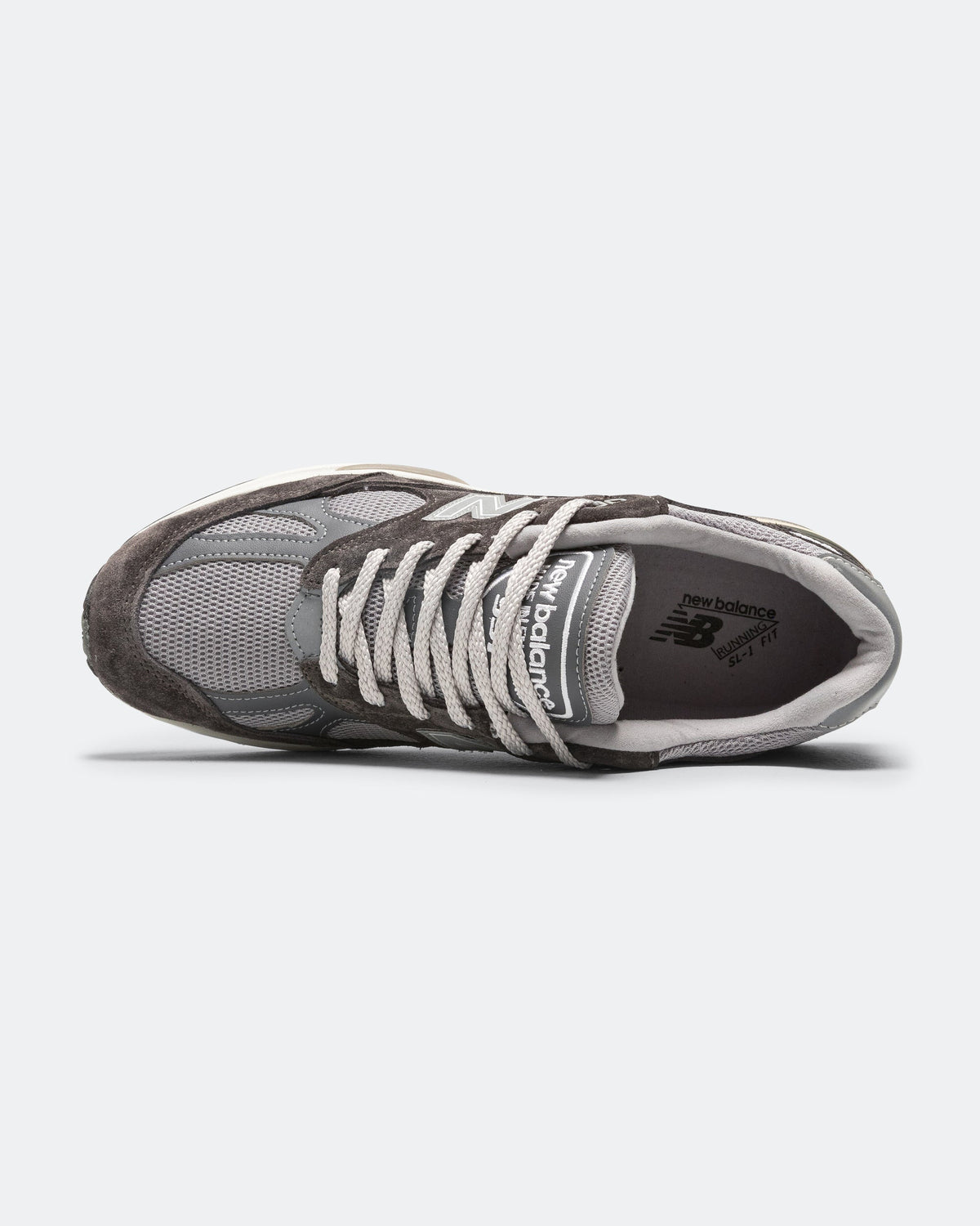 Unisex 991v2 Suede & Mesh Lifestyle Sneakers - Grey - U991RG2