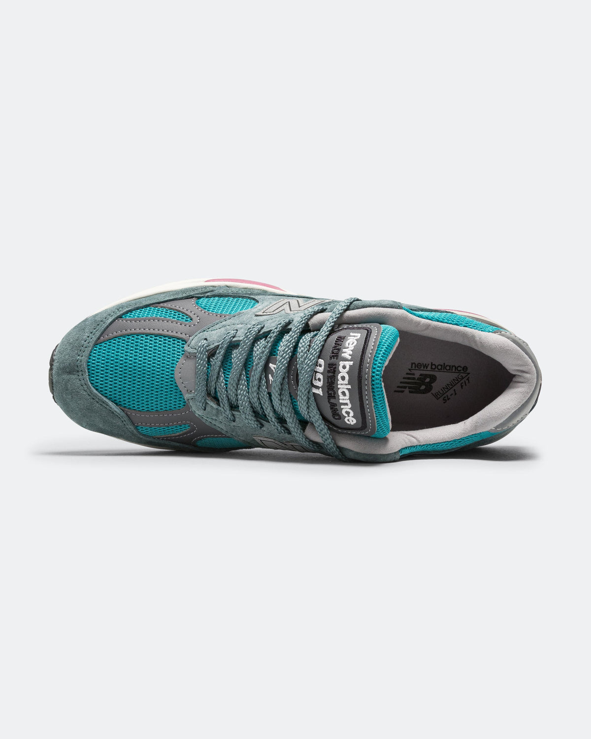 Men's 991v2 Suede & Mesh Lifestyle Sneakers - Green - U991TT2