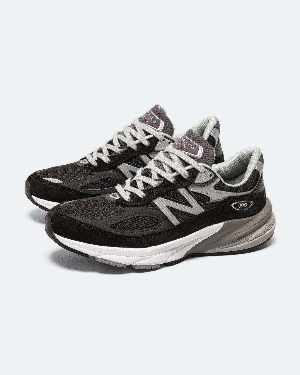 Men's 990 Suede & Mesh Lifestyle Sneakers - Black - M990BK6
