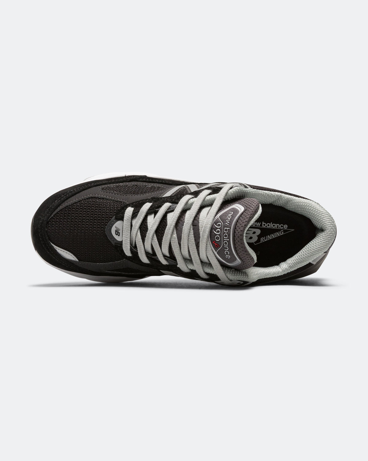 Men's 990 Suede & Mesh Lifestyle Sneakers - Black - M990BK6