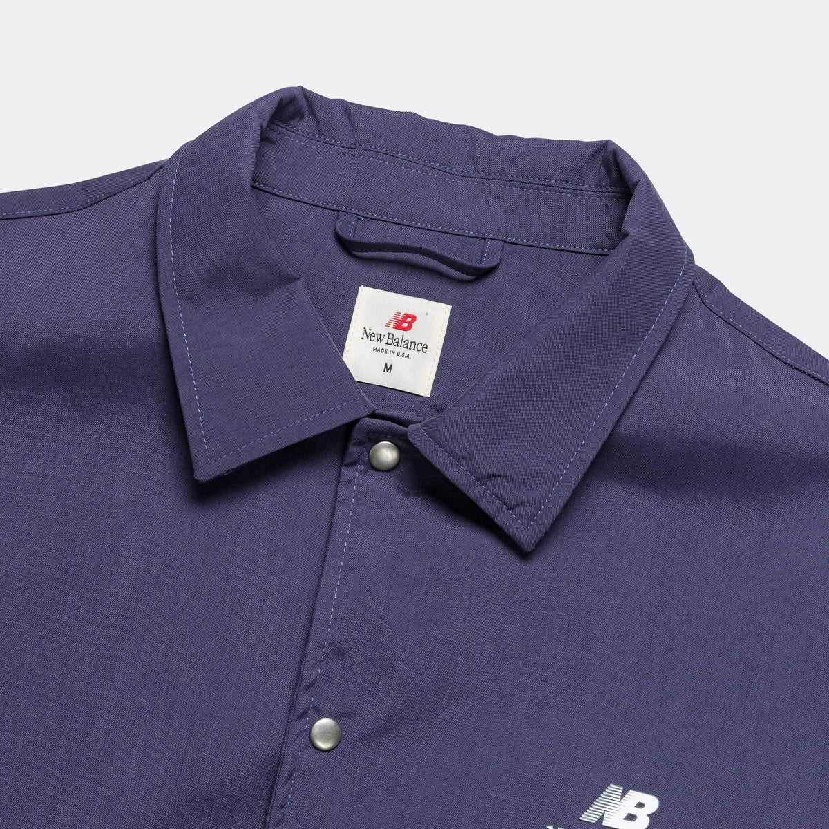Unisex Nylon Shirt - Navy - Made In USA Seasonal Work Shirt - Dark Mercury