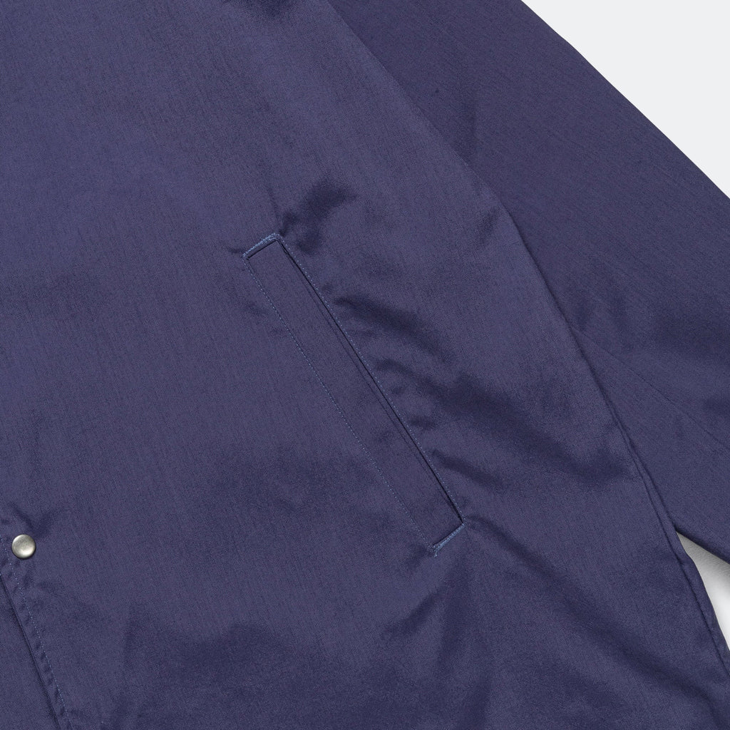 Unisex Nylon Shirt - Navy - Made In USA Seasonal Work Shirt - Dark Mercury