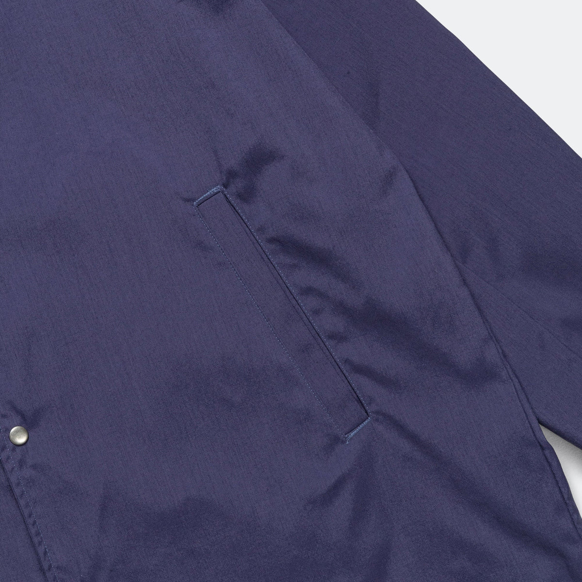 Unisex Nylon Shirt - Navy - Made In USA Seasonal Work Shirt - Dark Mercury