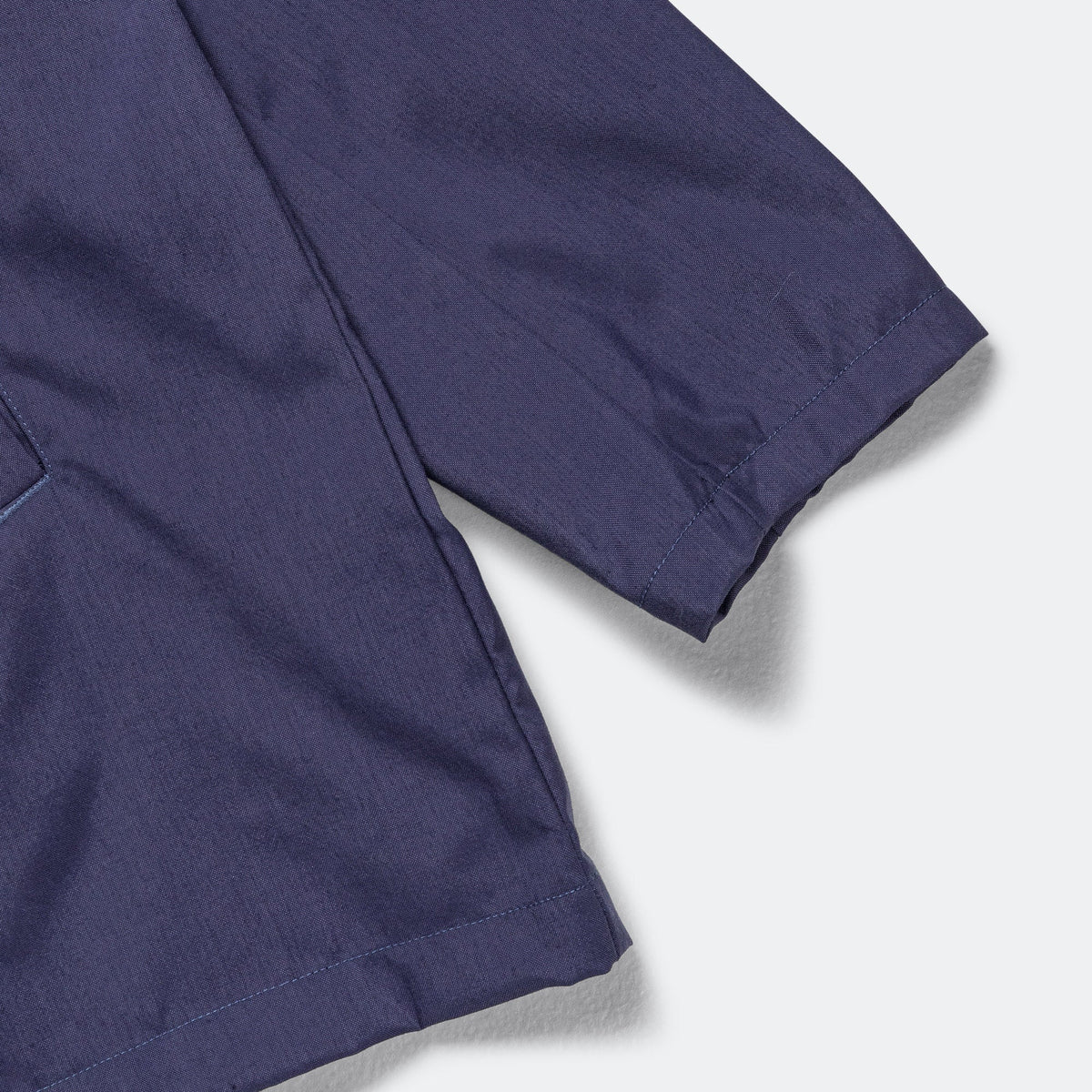 Unisex Nylon Shirt - Navy - Made In USA Seasonal Work Shirt - Dark Mercury