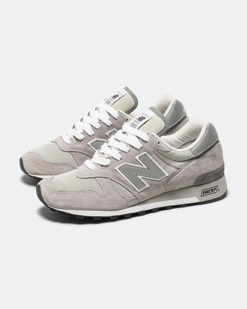 Men's 1300 Suede & Mesh Lifestyle Sneakers - Grey - U1300GY