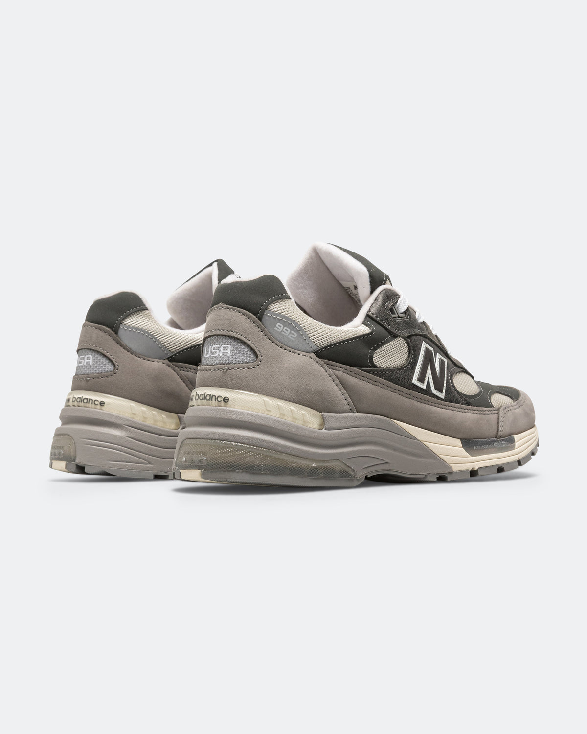 Unisex 992 Suede & Mesh Lifestyle Sneakers - Grey - U9927WX
