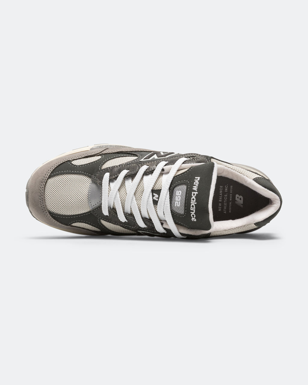 Unisex 992 Suede & Mesh Lifestyle Sneakers - Grey - U9927WX
