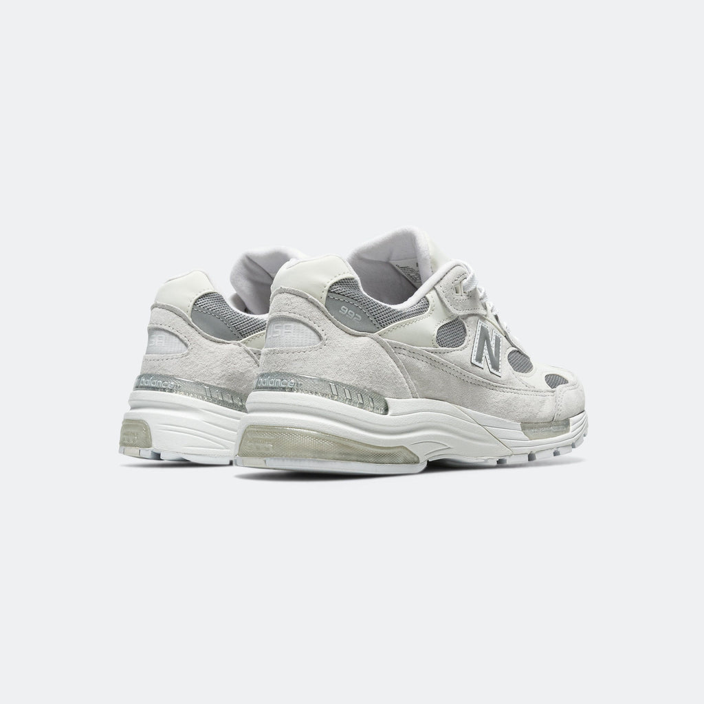 Unisex Suede & Mesh Lifestyle Sneakers - Grey - U992NC