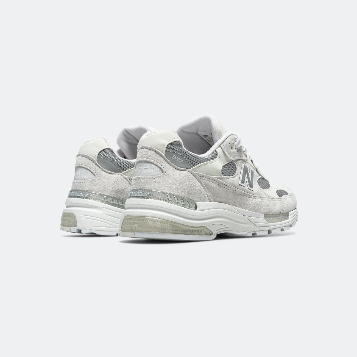Unisex Suede & Mesh Lifestyle Sneakers - Grey - U992NC