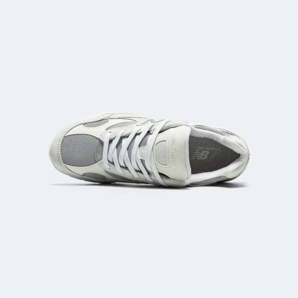 Unisex Suede & Mesh Lifestyle Sneakers - Grey - U992NC