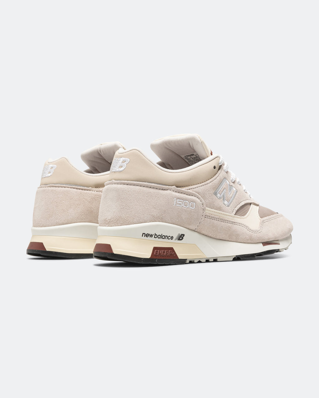 Unisex 1500 Suede & Mesh Lifestyle Sneakers - White - U1500WBR